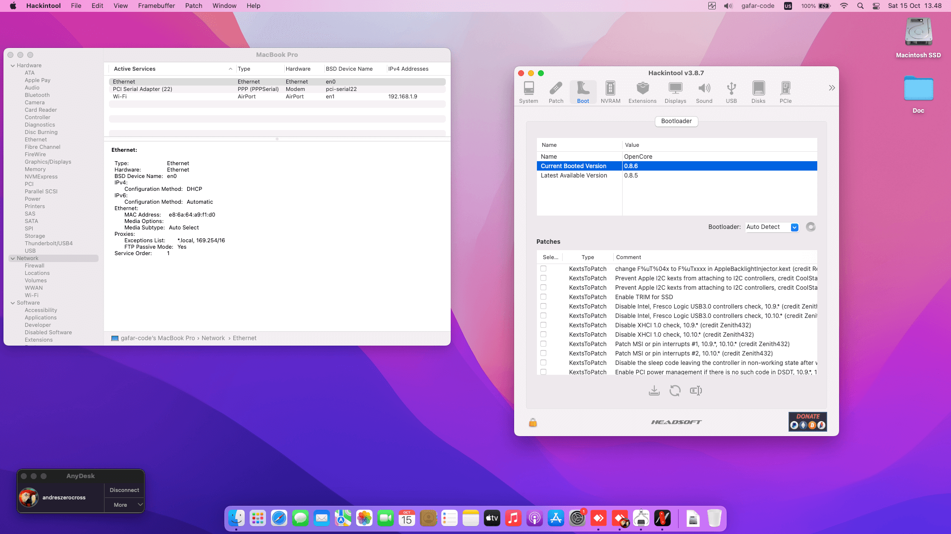 Lenovo Thinkpad X1 Carbon 6th Gen Touchscreen 2nd [KabyLake R   Intel UHD 620 + PS2 SMBUS]   OpenCore 8